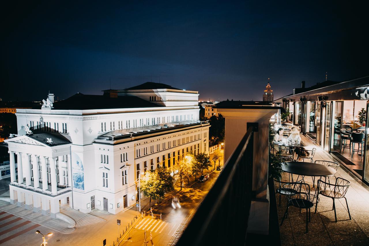 แกรนด์ โฮเต็ล เคมปินสกี้ ริกา Hotel รีกา ภายนอก รูปภาพ The National Theatre